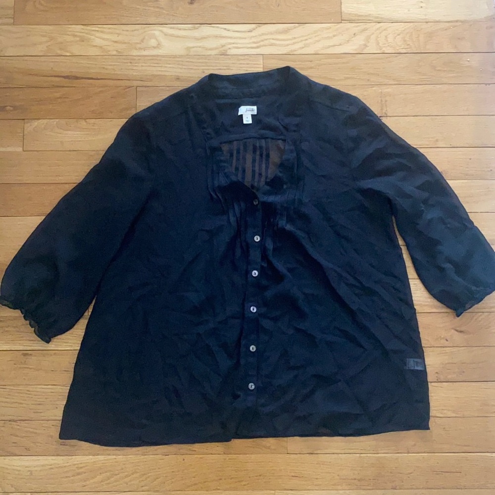 FRENCHI SMALL SHEER BLACK TOP
